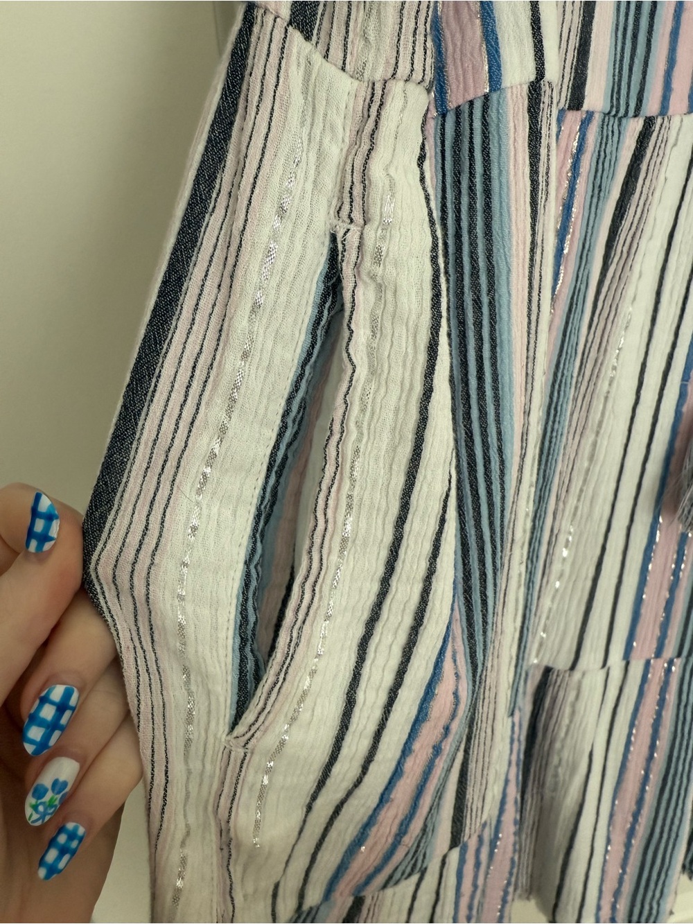 Tommy Bahama Mykonos Gauze Stripe Coverup Dress - Picture 3 of 5